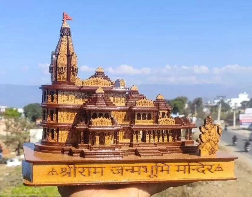 Shree Ram Janmabhoomi 3D Wooden Temple