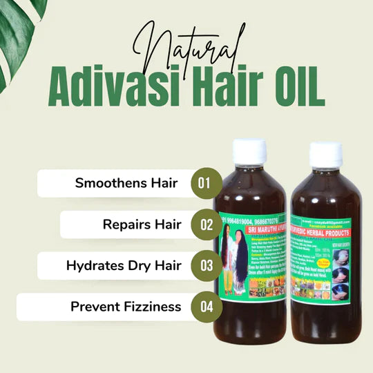 Adivasi Neelgiri Herbal Hair Oil 125ML (Pack of 2)