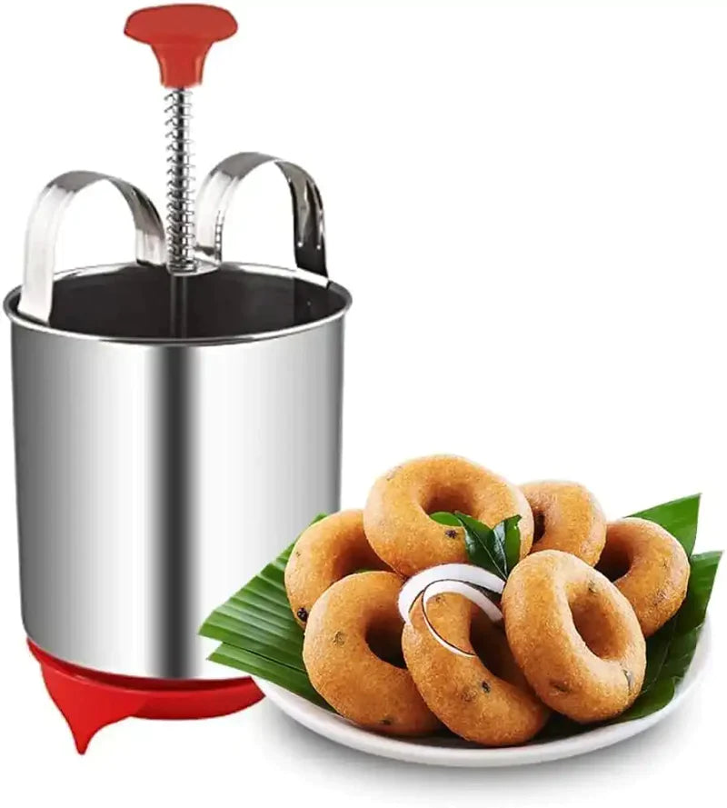 Stainless Steel Medu Vada Maker With Stand