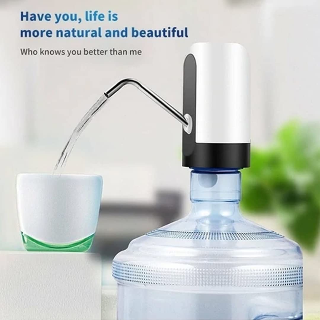 USB Charging Automatic Stainless-Steel Plastic Drinking Portable Electric Switch Water Dispenser.