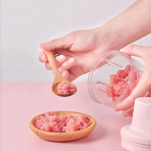 Electric Mini Garlic Grinder Chopper Vegetable Meat Fruit Crusher Small Food Processor with USB Cable