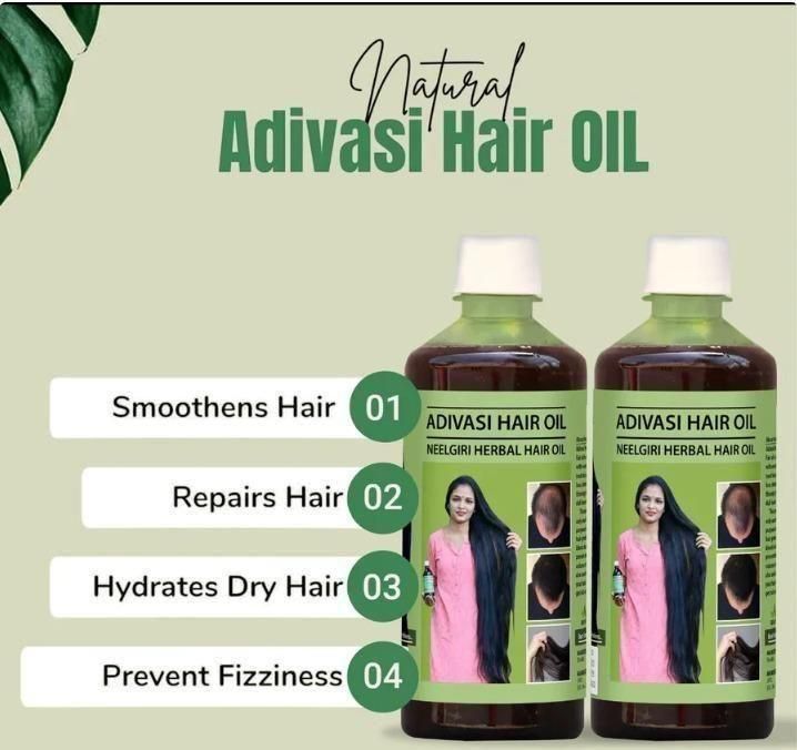 Adivasi Neelgiri Herbal Hair Oil 125ML (Pack of 2)