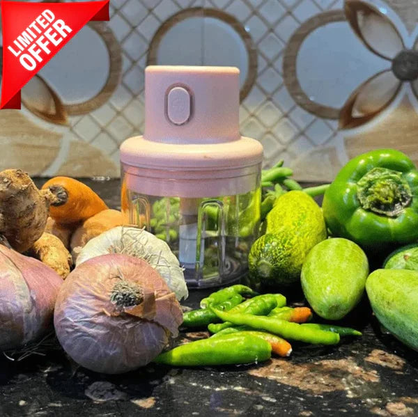 Electric Chopper Mini USB Wireless Garlic Meat Fruit Vegetable