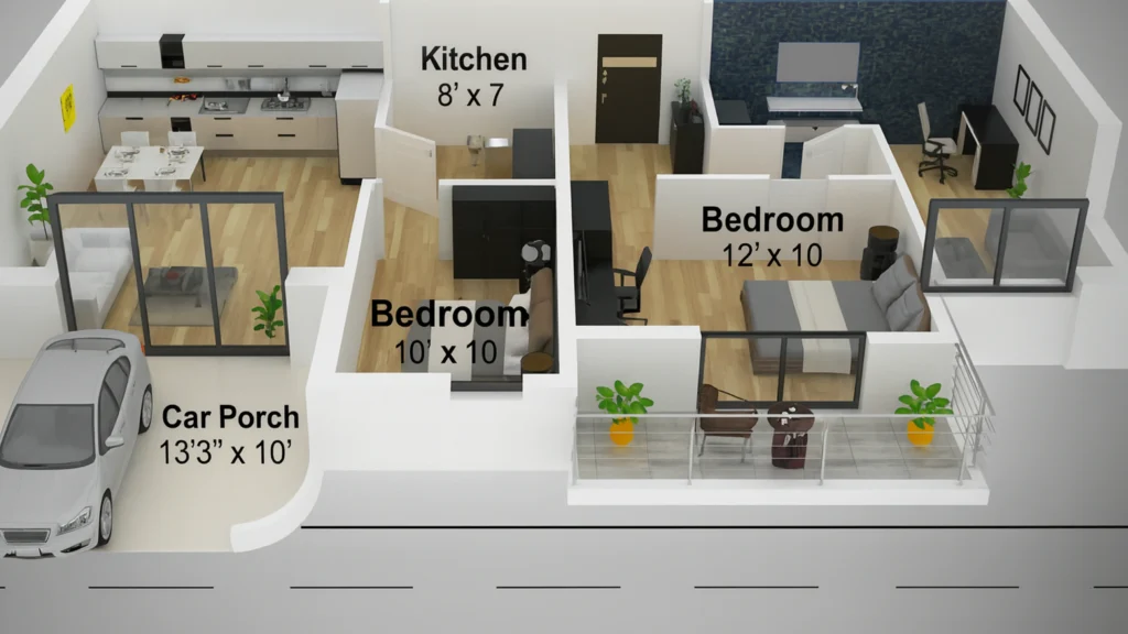 3 Marla House Plan: Smart and Functional Layout Ideas in Pakistan