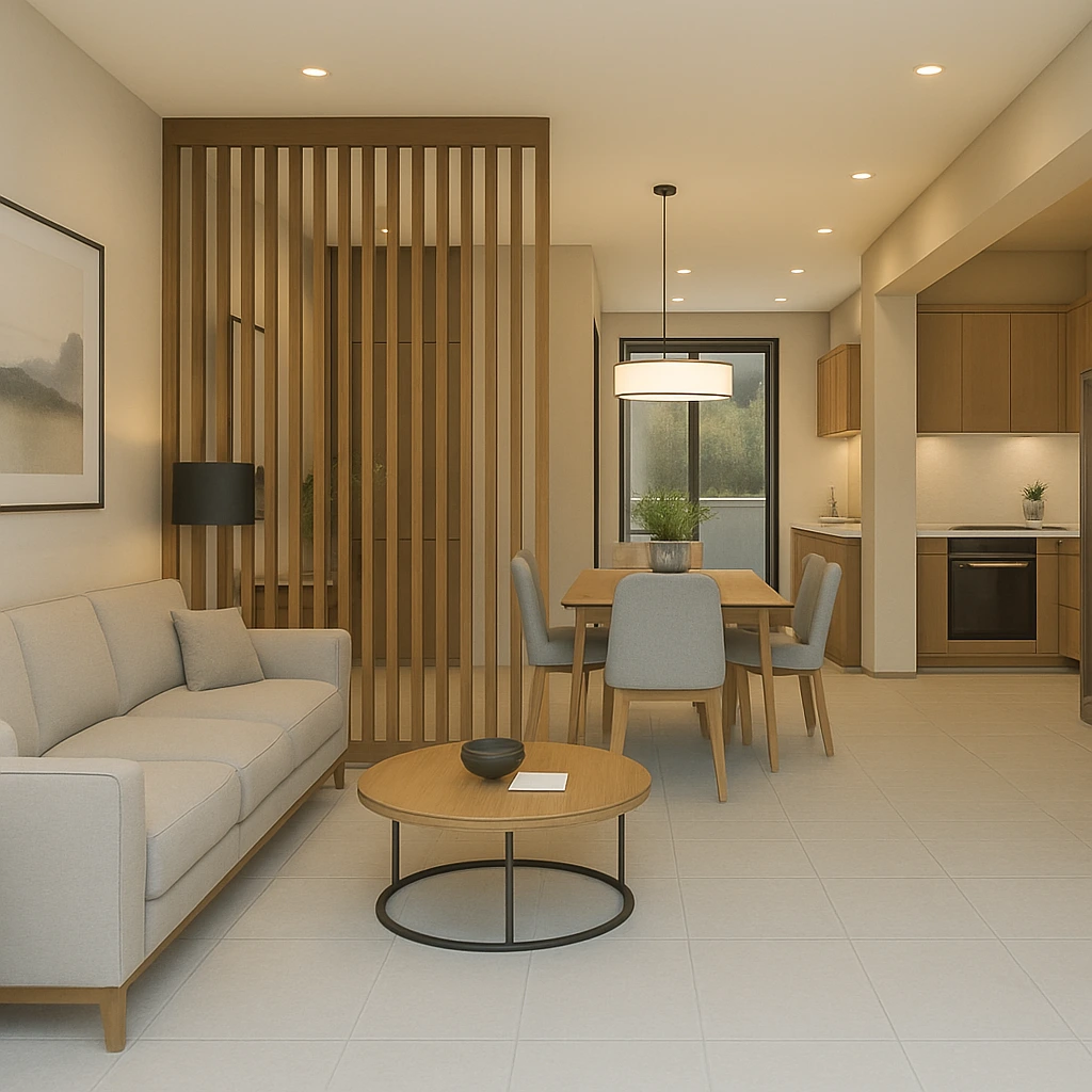Semi-Open 5 Marla House Design (Interior – 3D View)