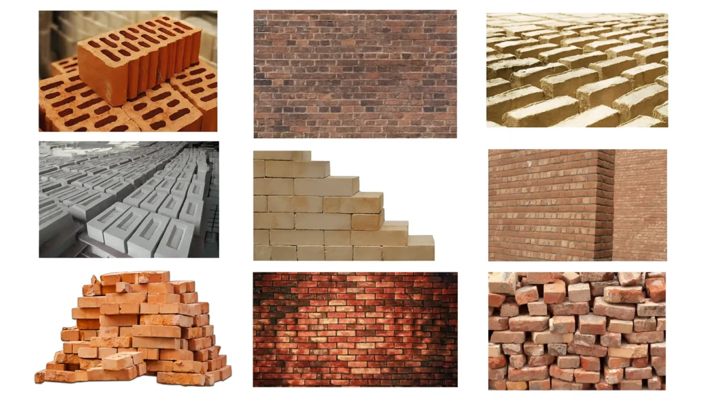Brick types used in construction - gharhub
