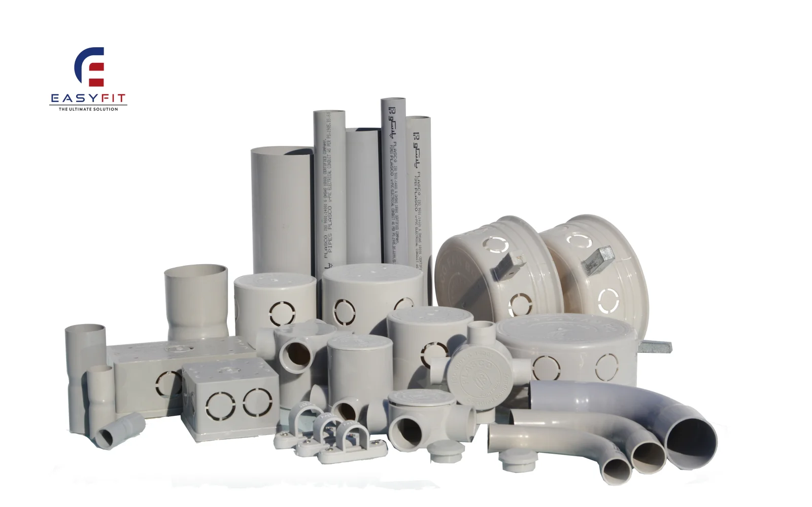 Easy fit electric pipes