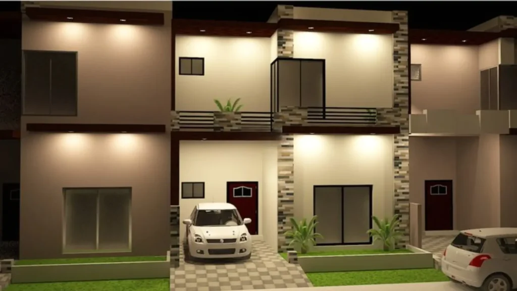 4 marla house front design in pakistan gharhub