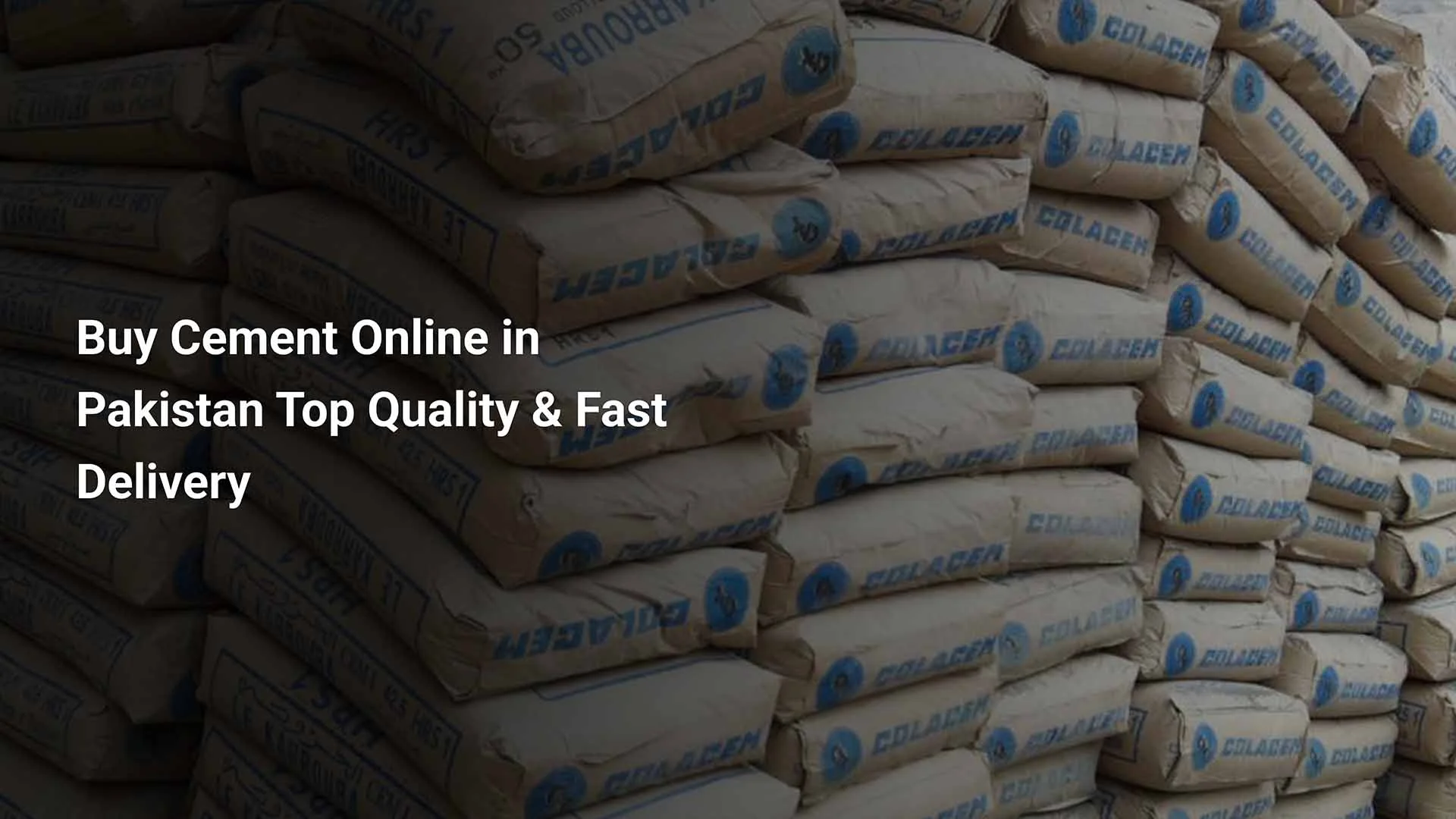 Buy Top Quality Cement Online in Pakistan - Today Cement Price in Pakistan - GharHub