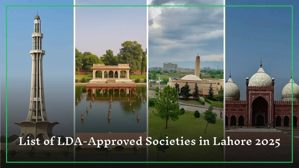List of lda-approved societies in lahore 2025: complete updates