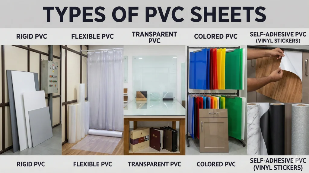 Types of pvc sheets- gharhub Types of pvc sheets- gharhub