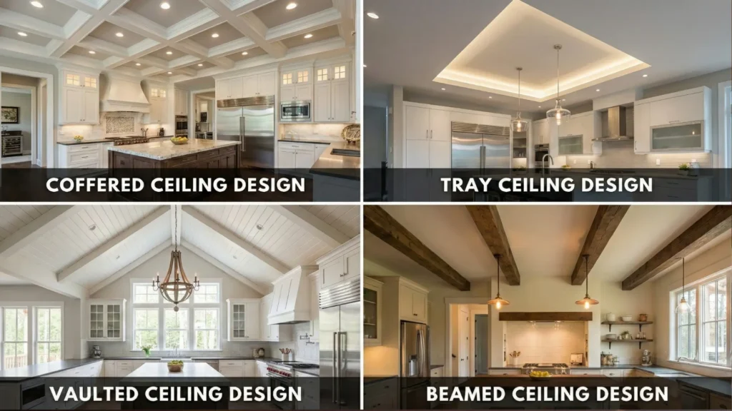 Roof ceiling designs in pakistan: inspiration for living rooms, bedrooms and much more 2 Types of roof ceiling design for kitchen - gharhub